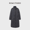 ROMI STUDIO冬日暖阳*95白鹅绒人字纹保暖长款鹅绒外套RWCWW86210 商品缩略图2