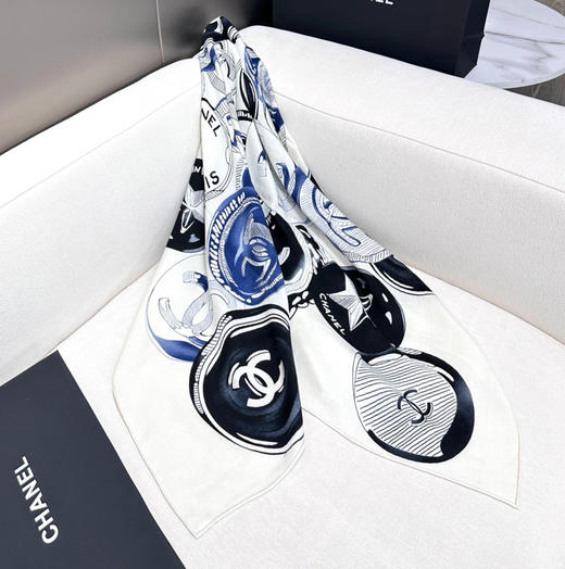 秋冬特惠💰420 香奈儿围巾 【双面同色】 高密度 高工艺 140*140cm大披肩 商品图5