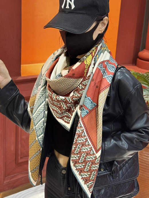 秋冬特惠💰420 爱马仕围巾 盛装舞步 商品图2