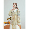 两三事梵高文艺 素雾缠枝 2026春季新款甜美娃娃领印花盘扣衬衫女 商品缩略图1