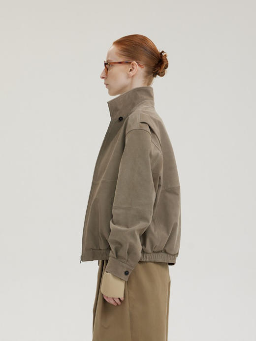 THEHOYAN｜P23159 British Cowhide Jacket 绒面牛皮夹克 商品图2