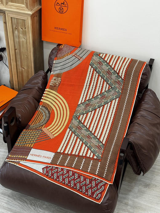 秋冬特惠💰420 爱马仕围巾 盛装舞步 商品图4