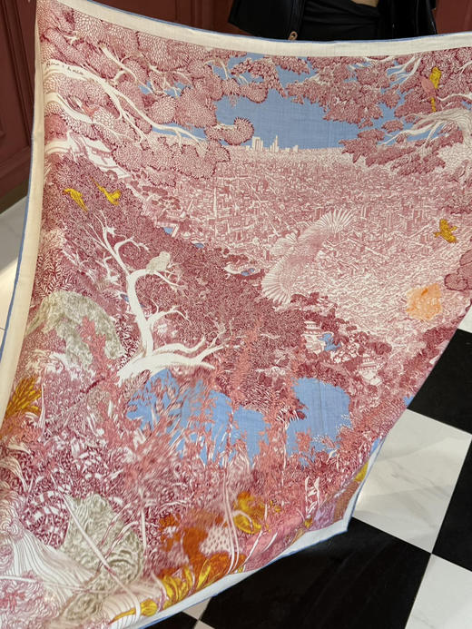 秋冬特惠💰420 爱马仕围巾 秋冬搭配利器 双面同色 版真丝羊绒披肩！ 商品图7