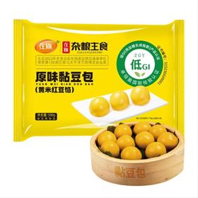 【冷冻】在旗 杂粮主食 粘豆包 黄米红豆馅 500g/10只装