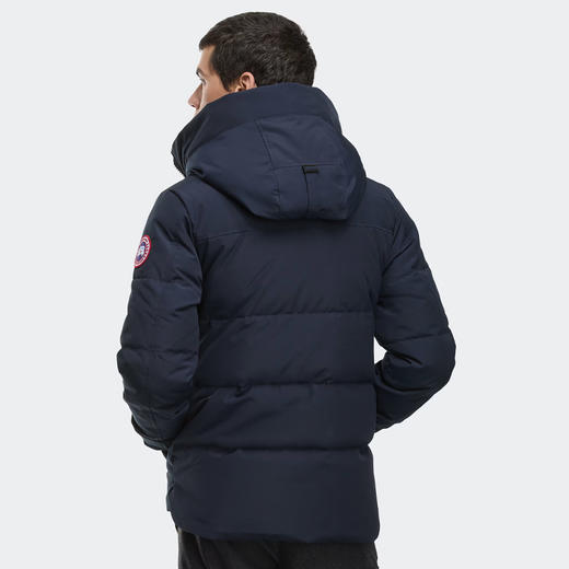 CANADA GOOSE 加拿大鹅 男士经典徽章 MacMillan 派克绗缝连帽羽绒服 蓝色 2080M 9063 商品图5