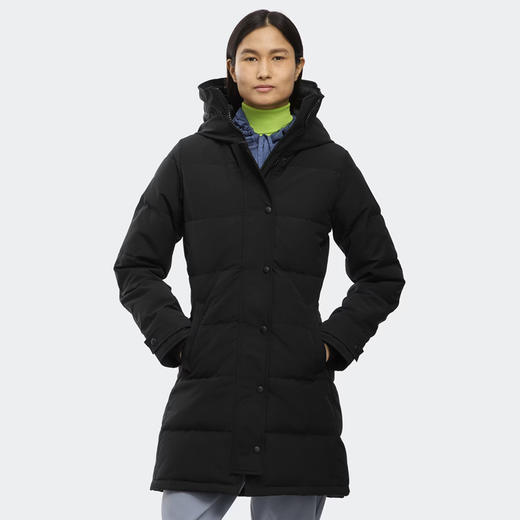CANADA GOOSE 加拿大鹅 女士黑标徽章 Shelburne 派克绗缝连帽羽绒服 黑色 3802WB 9061 商品图3