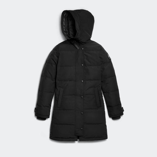 CANADA GOOSE 加拿大鹅 女士黑标徽章 Shelburne 派克绗缝连帽羽绒服 黑色 3802WB 9061 商品图0