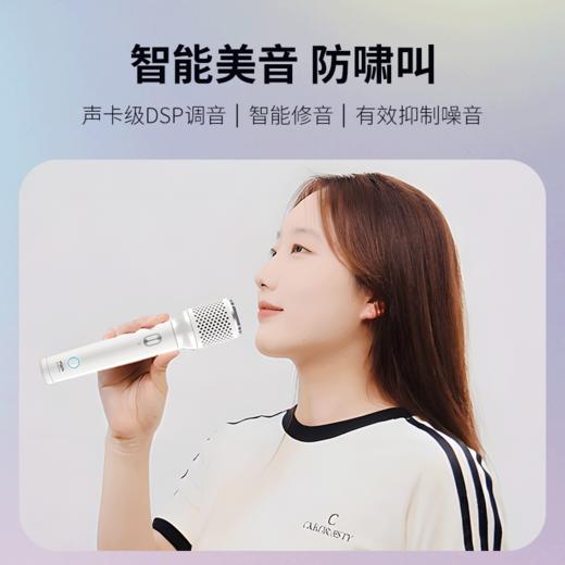 【奇瑞汽车专用】唱吧K5白色无线K歌麦克风 商品图3