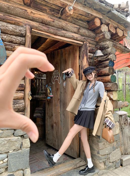 <曾小咸推荐>现货秒杀 ！微信超特价！美拉德风风衣外套 日常289.99 立减140 秒杀149.99！！ 商品图9