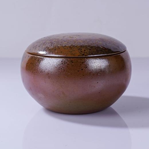 龙窑柴烧醒茶罐 越州潦浒土陶 商品图0
