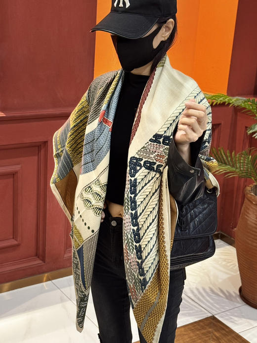 秋冬特惠💰420 爱马仕围巾 盛装舞步 商品图0