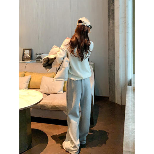 <曾小咸推荐>现货秒杀 ！微信超特价！韩系抽绳直筒休闲裤 日常179.99 立减90 秒杀89.99！！ 商品图4