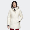 CANADA GOOSE 加拿大鹅 女士黑标徽章 Leslie 派克连帽羽绒服 白色 3833WB 9433 商品缩略图3