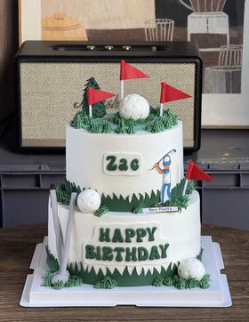 高尔夫球蛋糕C款双层