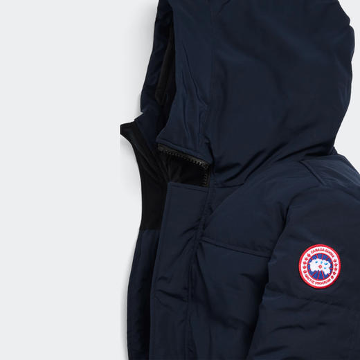 CANADA GOOSE 加拿大鹅 男士经典徽章 MacMillan 派克绗缝连帽羽绒服 蓝色 2080M 9063 商品图1