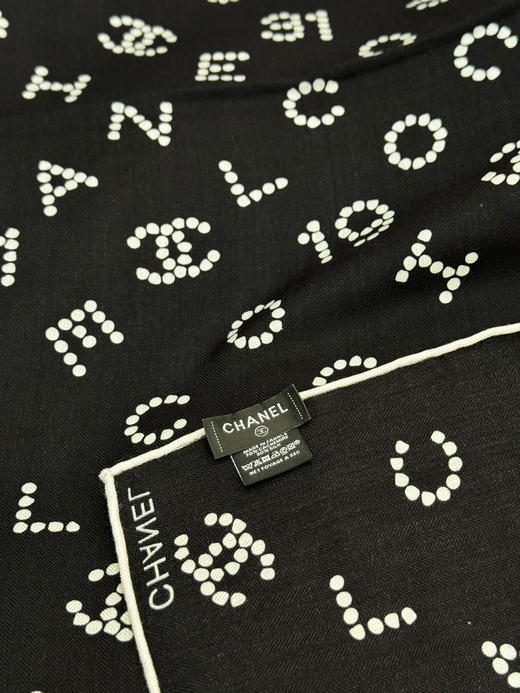 秋冬特惠💰420 香奈儿围巾 丝绒双面方巾【双面同色】 商品图7