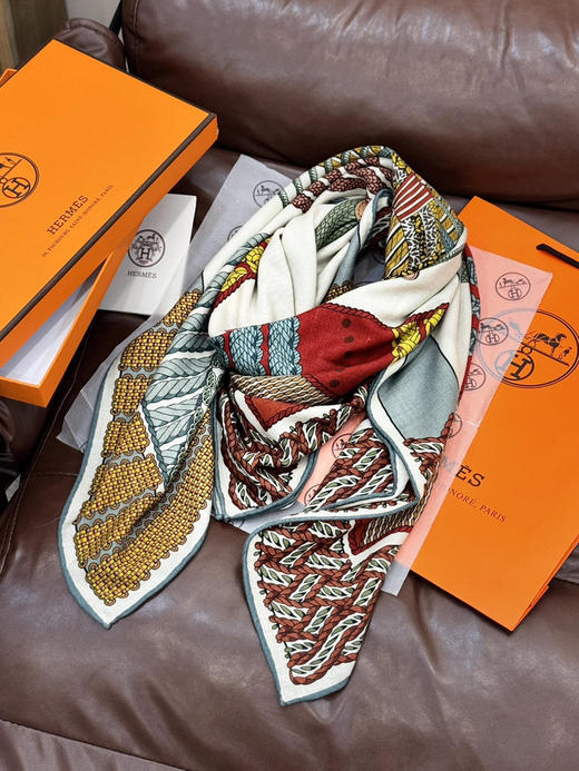 秋冬特惠💰420 爱马仕围巾 盛装舞步 商品图6