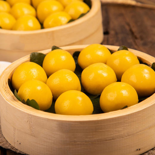 【冷冻】在旗 杂粮主食 粘豆包 黄米红豆馅 500g/10只装 商品图3