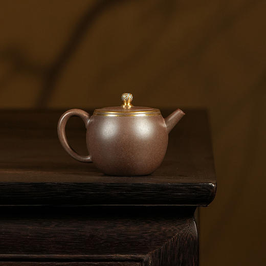 龙德堂陶艺 汤宣武 作品《好运接踵而至》原矿青段·柴烧 150cc 库存请咨询客服 商品图2