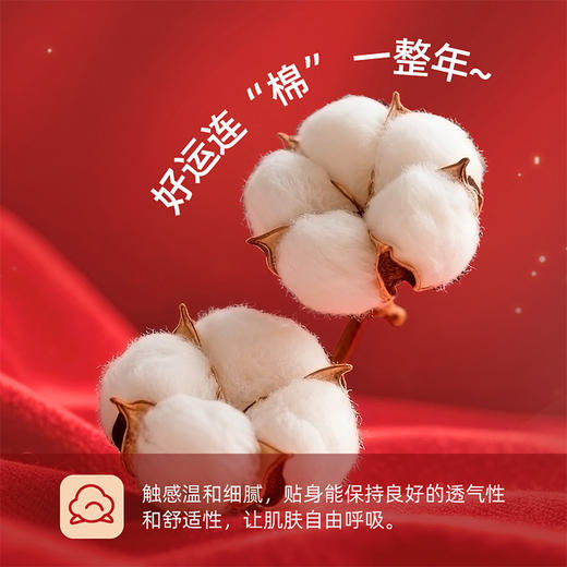 【本命年 A类抗菌提花棉内裤】女童内裤 纯棉a类全棉裆 女孩红色三角裤 儿童女中大童本命年红运 商品图1