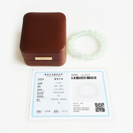 【天然正品】A货翡翠天然收藏级细腻无纹裂冰种春带彩晴水约10.8MM翡翠圆珠手串301225NJM17 商品图1