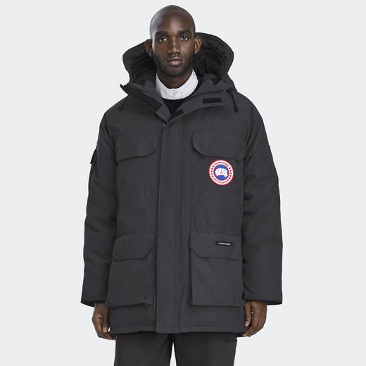 CANADA GOOSE 加拿大鹅 男士经典徽章 Expedition 派克连帽羽绒服 灰色 2051M 9431 商品图3