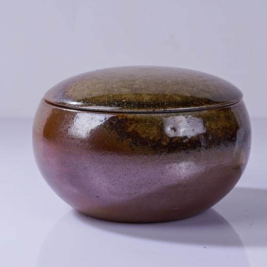龙窑柴烧醒茶罐 越州潦浒土陶 商品图3
