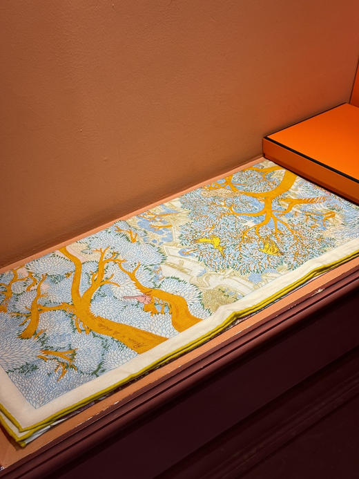 秋冬特惠💰420 爱马仕围巾 秋冬搭配利器 双面同色 版真丝羊绒披肩！ 商品图5