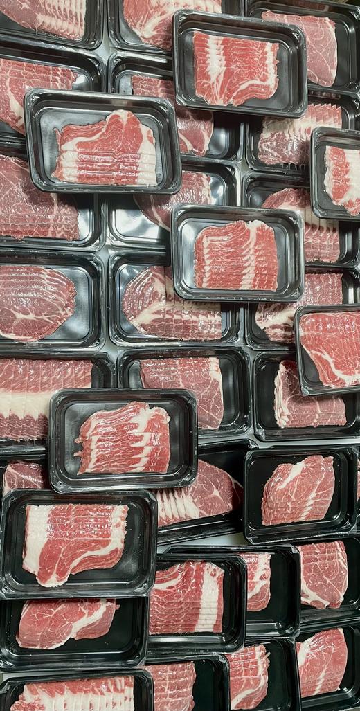 纯血黑安格斯原切肉片多款 尊贵厚片 整肉原切 烤肉 涮锅上品 精修 新鲜 无激素无添加 顺丰冷链包邮|百里食牛 1231 商品图4