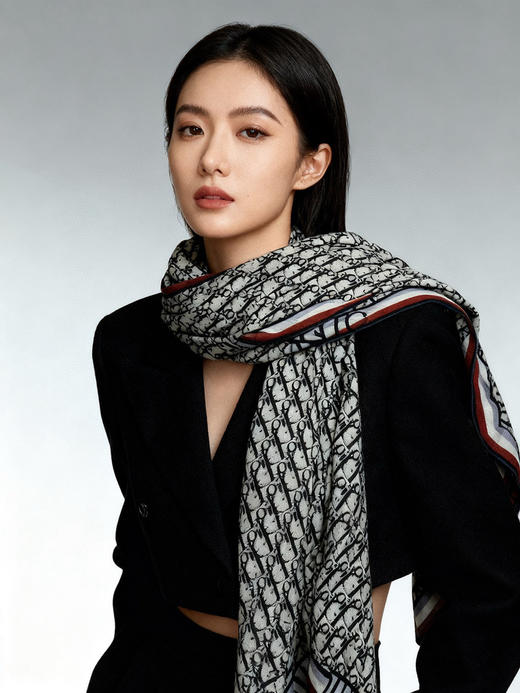 秋冬特惠💰420 迪家围巾【D边框老花】度假及日常都非常好搭配的款 商品图1