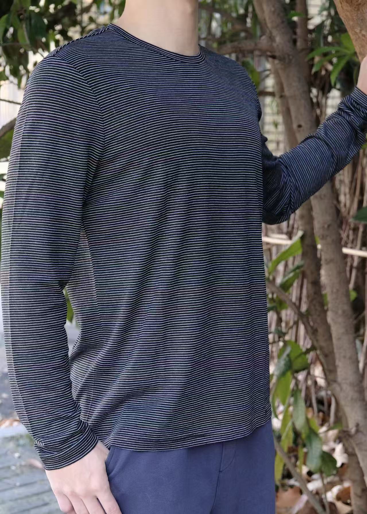 男女都有！Icebreaker同源澳大利亚进口100%美利奴羊毛200长袖打底层