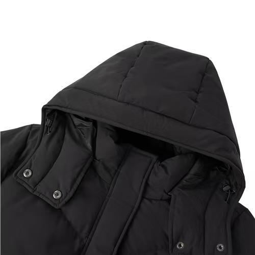 佐丹奴女装25年新款防风防泼水防污可机洗可拆帽羽绒大衣05375629 商品图4