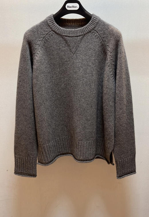 13-2渠道货 夯实重磅 马鞍肩+倒三角 小禾 合股羊绒 宽松箱式 针织套头衫 商品图14