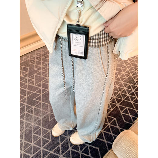 <曾小咸推荐>现货秒杀 ！微信超特价！韩系抽绳直筒休闲裤 日常179.99 立减90 秒杀89.99！！ 商品图2