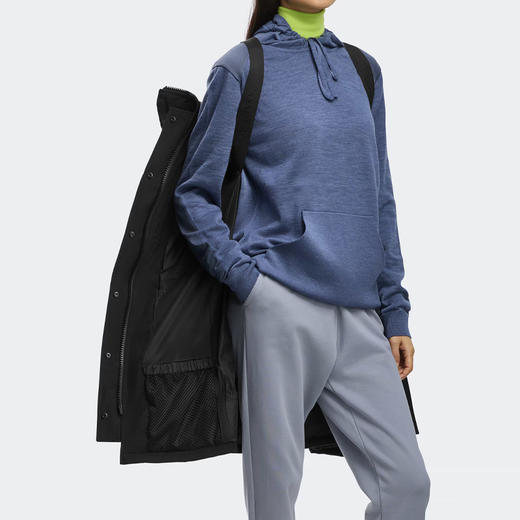 CANADA GOOSE 加拿大鹅 女士黑标徽章 Shelburne 派克绗缝连帽羽绒服 黑色 3802WB 9061 商品图2