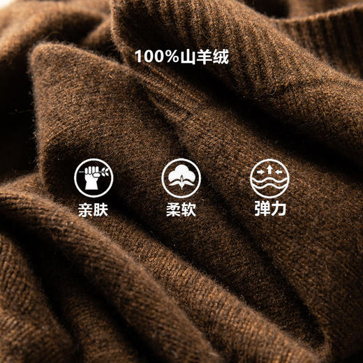 【邓系花纱，仅一批！】时髦花纱100纯山羊绒开衫连帽衫KSN240146 商品图1
