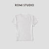 ROMI STUDIO“简约舒适”加绒磨毛贴身小版圆领T恤 RWCASG5690 商品缩略图1