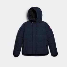 CANADA GOOSE 加拿大鹅 男士经典徽章 MacMillan 派克绗缝连帽羽绒服 蓝色 2080M 9063