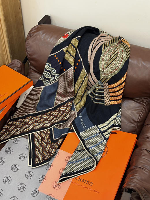 秋冬特惠💰420 爱马仕围巾 盛装舞步 商品图5