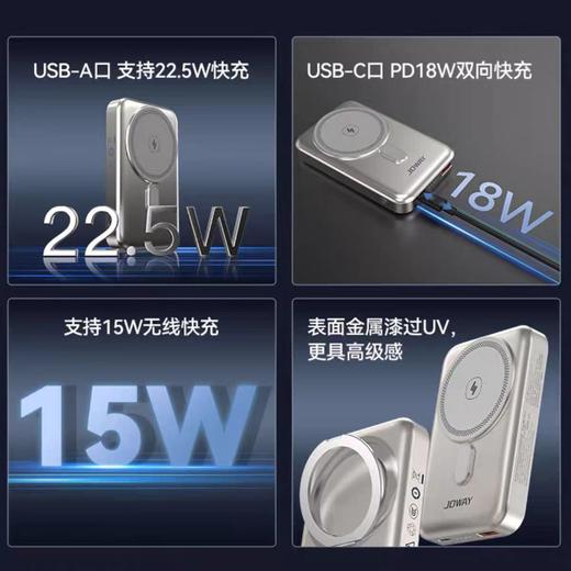 【春上新】10楼 乔威 磁吸充电宝JP516 3C认证可上飞机 吊牌价319 活动价229 商品图6