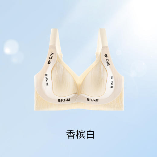 【本命年！金丝绒提拉无痕内衣】 果冻胶女薄款固定杯 大胸显小本命年大红色聚拢文胸罩 商品图7