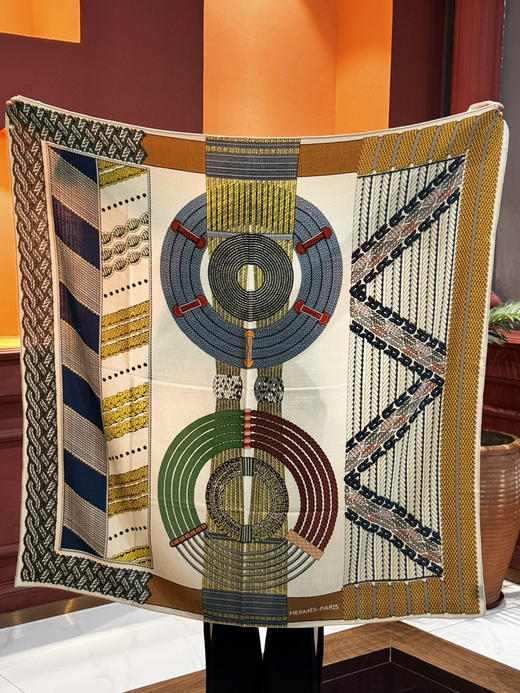 秋冬特惠💰420 爱马仕围巾 盛装舞步 商品图8