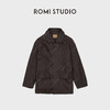 ROMI STUDIO“棕标系列”土耳其进口牛皮小方立领皮衣 RWCAWT4824 商品缩略图2