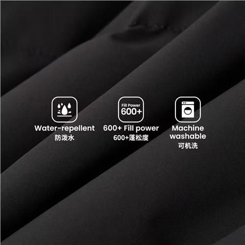 佐丹奴女装25年新款防风防泼水防污可机洗可拆帽羽绒大衣05375629 商品图2