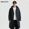 BENATRY贝纳川男女同款长款休闲保暖防风90绒立体裁剪羽绒服外套新款EGF405309402 商品缩略图2
