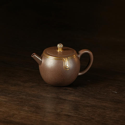 龙德堂陶艺 汤宣武 作品《好运接踵而至》原矿青段·柴烧 150cc 库存请咨询客服 商品图1