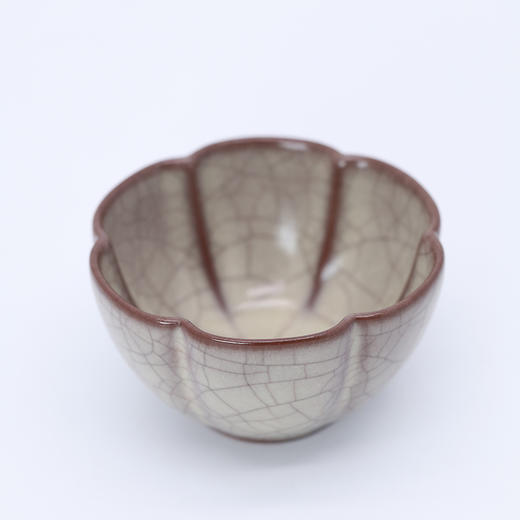 问鼎传世哥窑龙字款木槿杯 商品图2