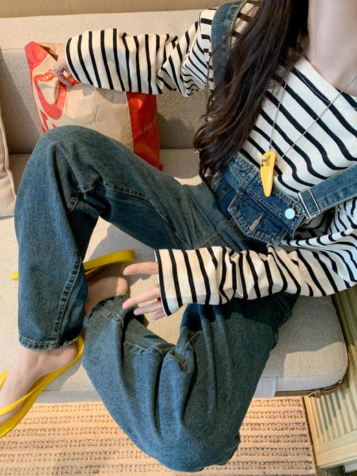 <曾小咸推荐>现货秒杀 ！微信超特价！条纹长袖t恤 日常129.99 立减60 秒杀69.99！加长款牛仔裤  秒杀79.99！！ 商品图12