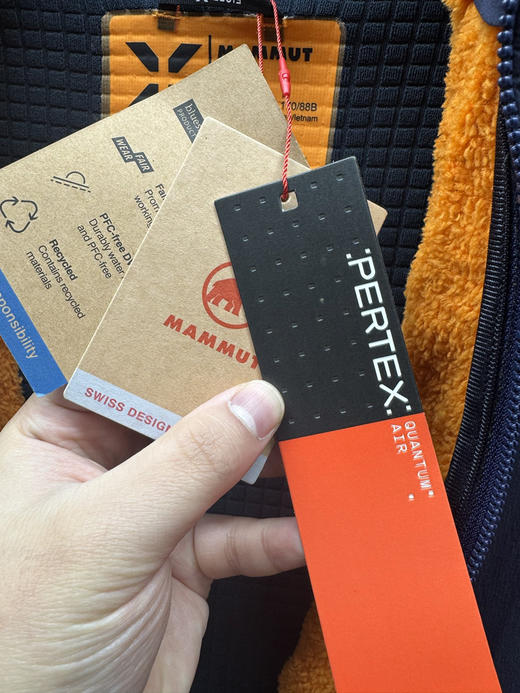 原单正品 MAMMUT猛犸象艾格极限系列硬核中层全能轻量抓绒衣，
S-2XL 深蓝色  三四天左右发货 数量非常少 商品图3