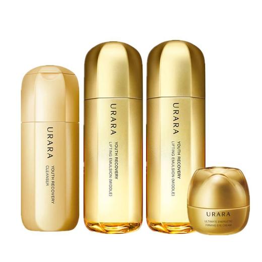 悠莱凝时弹润【洁面100ml+水170ml+乳130ml】送  焕源肌活金致紧致眼霜15ml 商品图0